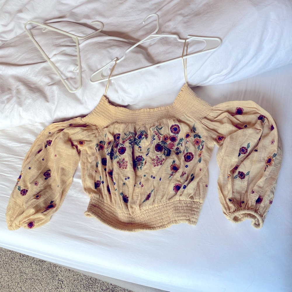 Off the shoulder blouse